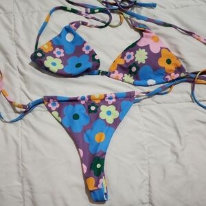 Colorful Floral Bikini Set